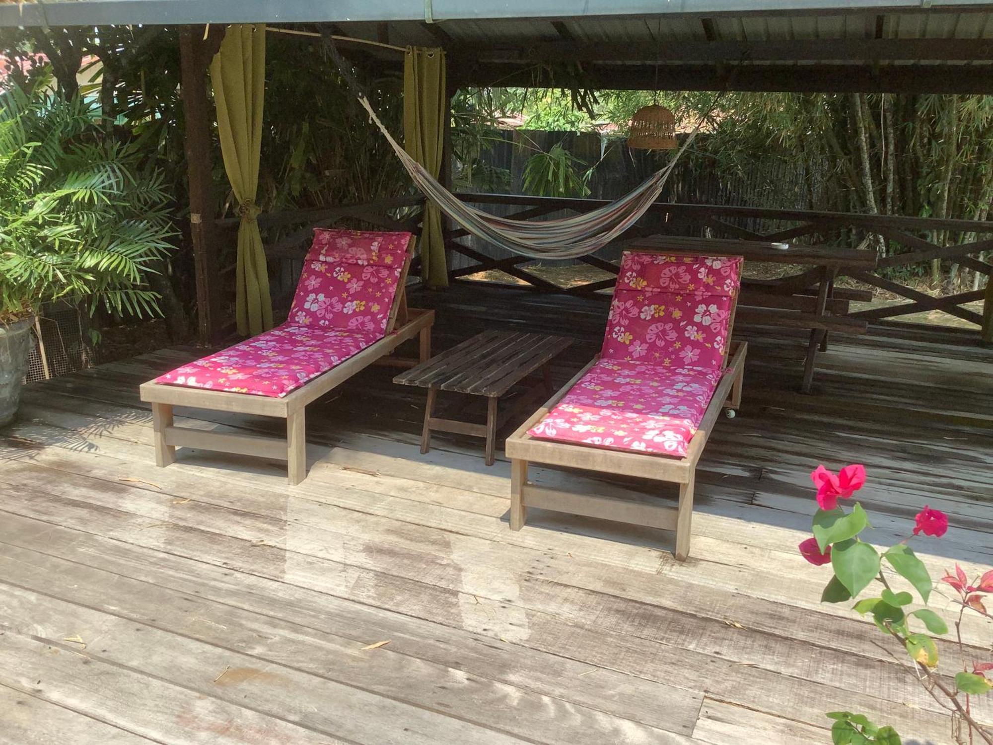 Bamboe Villa Meerzorg Bagian luar foto